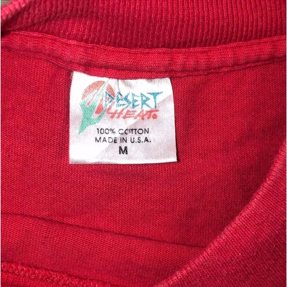 Vintage Maui T Shirt Women's M Red Embroidered Single Stitch USA‎